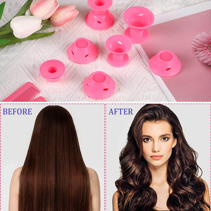 Hitteloze Silicone Haarkrullers