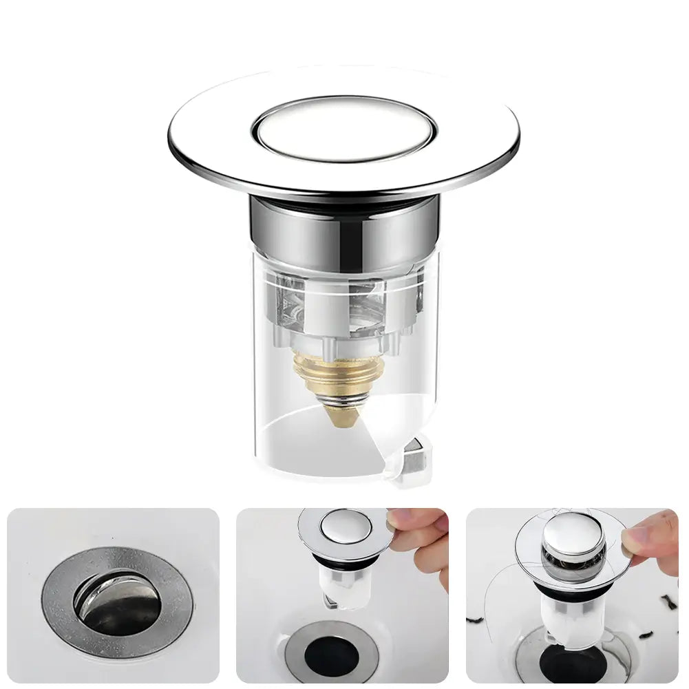 Plug-In Stopper | Universele Badkamer Drain