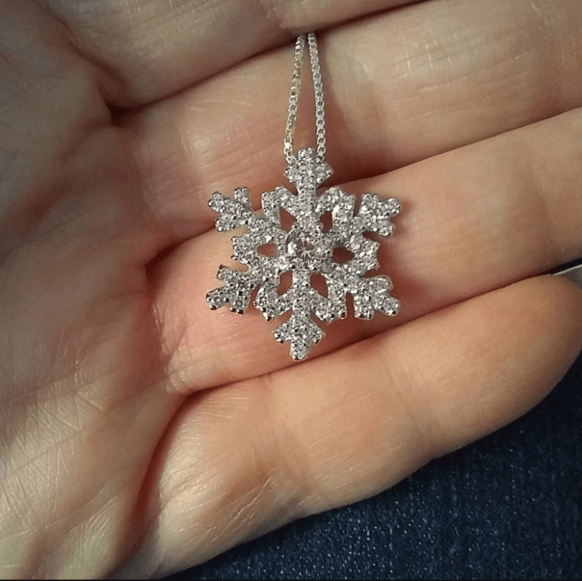 Sneeuwvlok Hanger Ketting