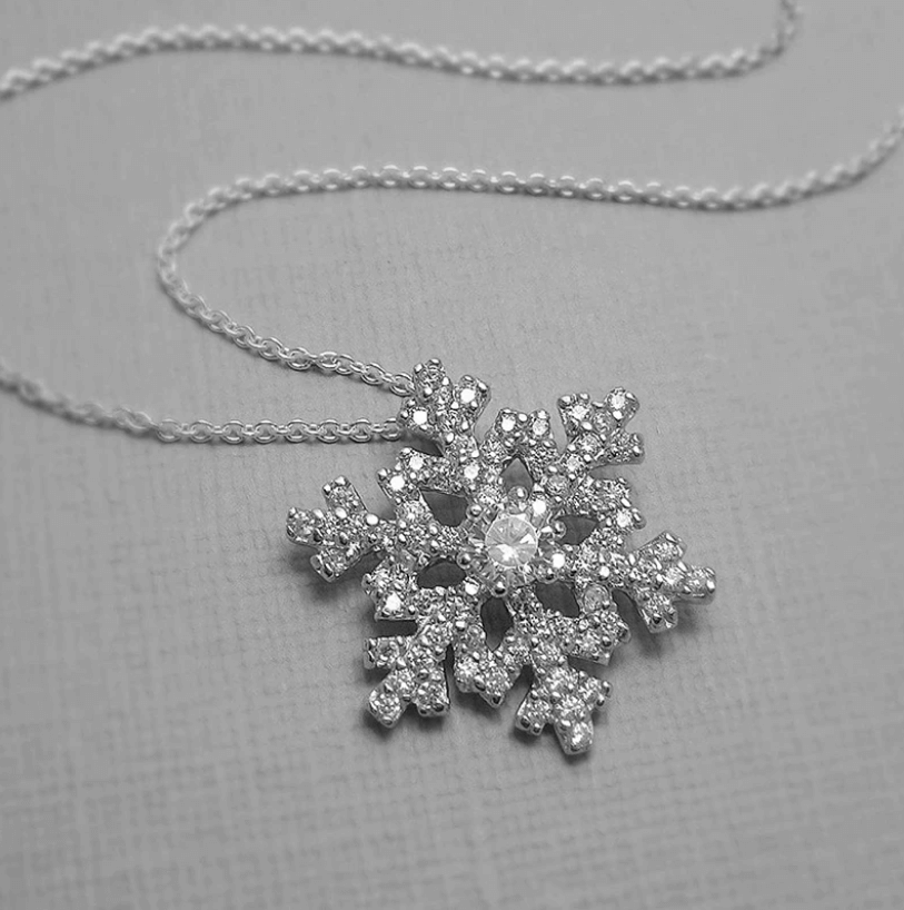 Sneeuwvlok Hanger Ketting
