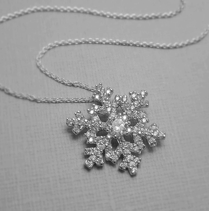 Sneeuwvlok Hanger Ketting