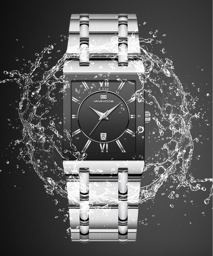 Gouden Vierkant Horloge