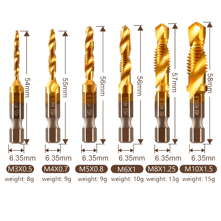 Premium Draad Boor Bits