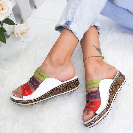 3 Kleurige Sandalen