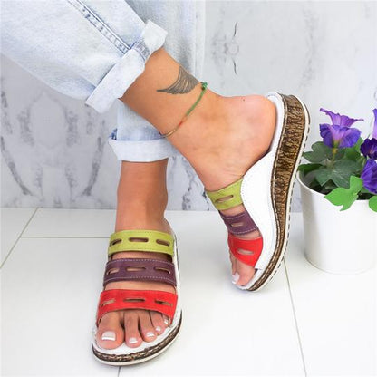 3 Kleurige Sandalen