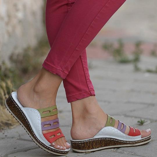 3 Kleurige Sandalen