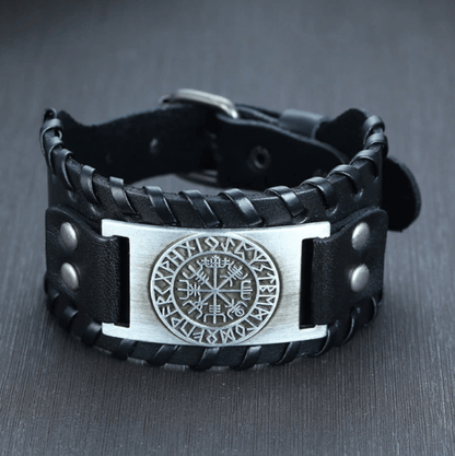 Viking Leren Armband