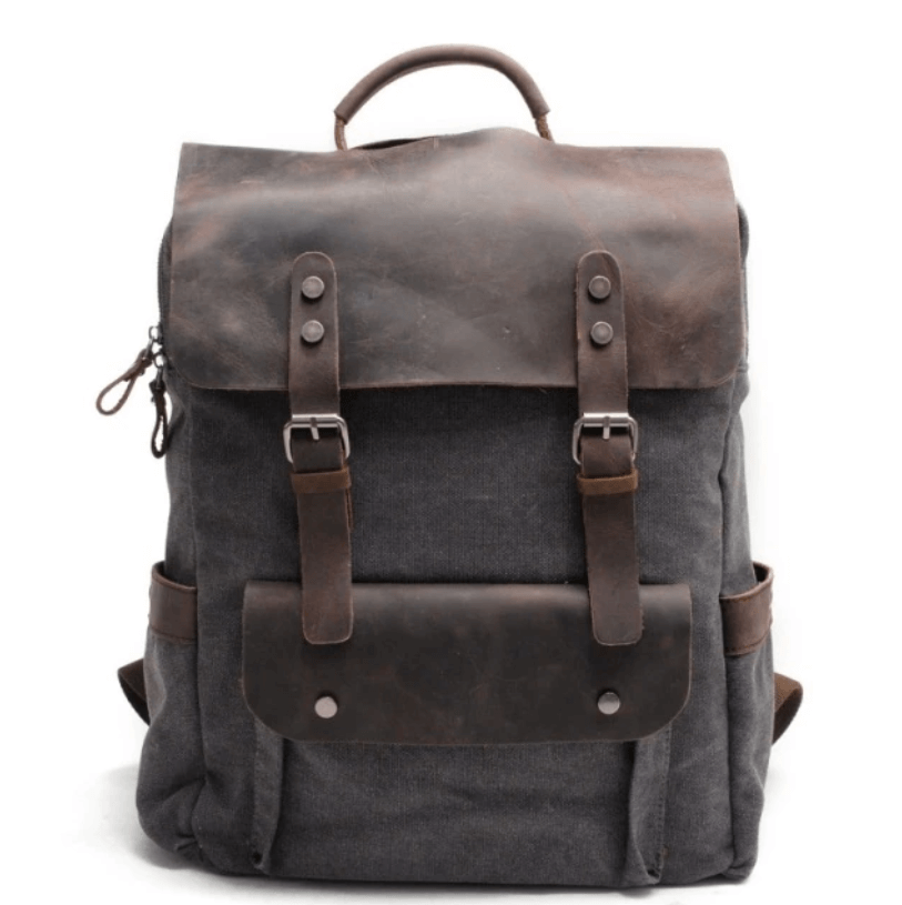 Canvas Leren Rugzak