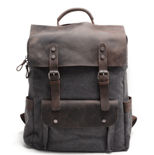 Canvas Leren Rugzak