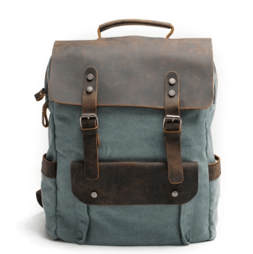 Canvas Leren Rugzak