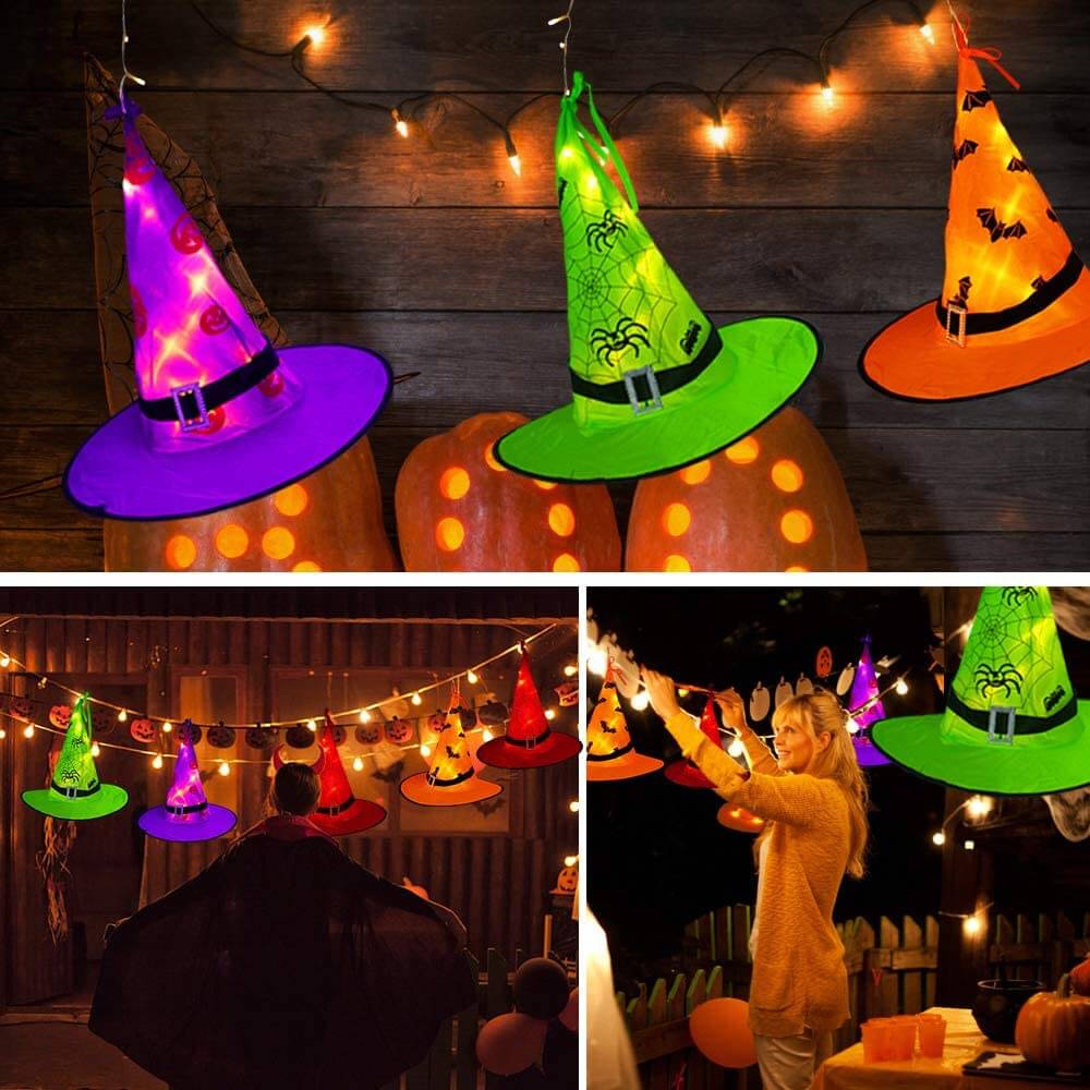 Shinny Witch | Lichtgevende Hoed