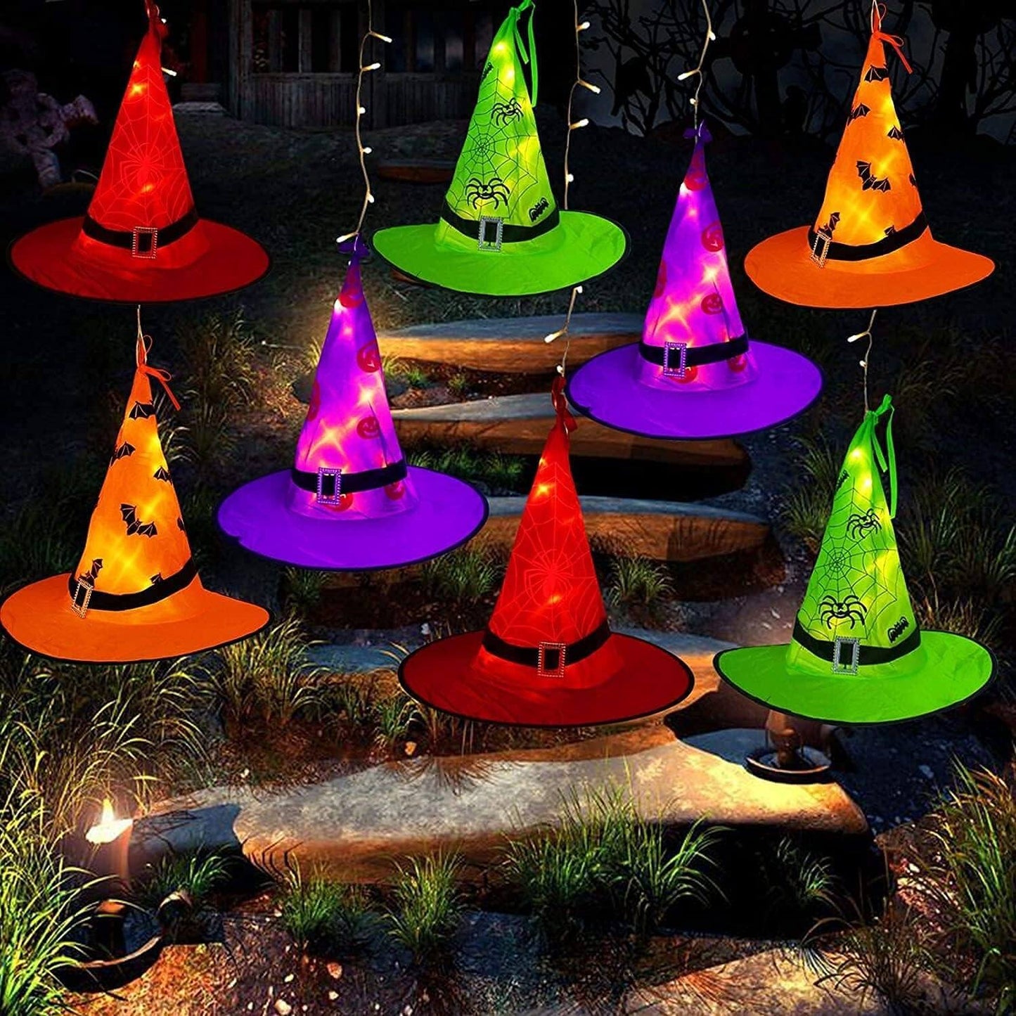 Shinny Witch | Lichtgevende Hoed