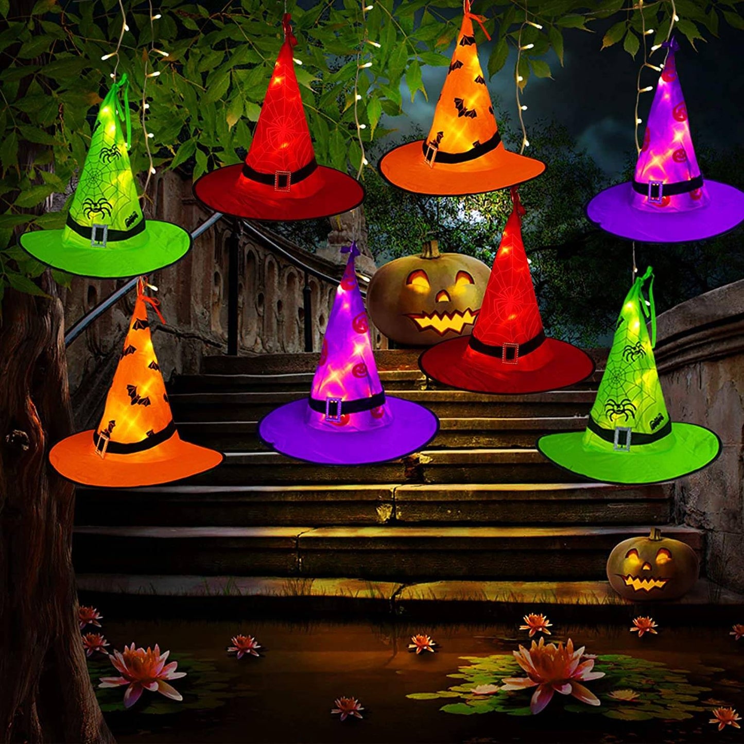 Shinny Witch | Lichtgevende Hoed